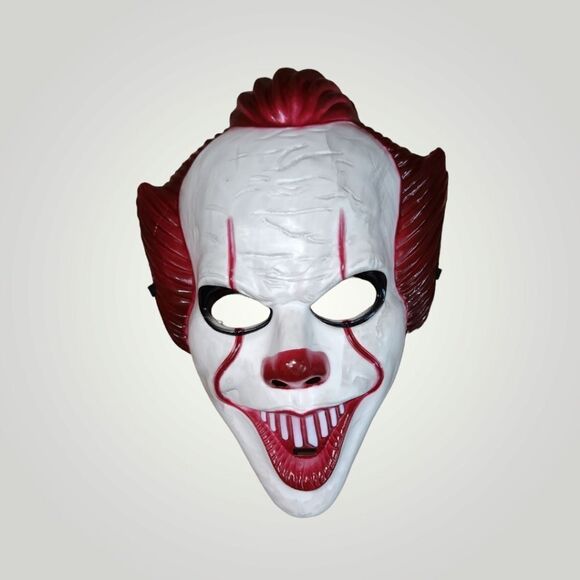 Pennywise Clown Mask Stephen King's IT Halloween Cosplay Full Mask Costume - Picture 2 of 4